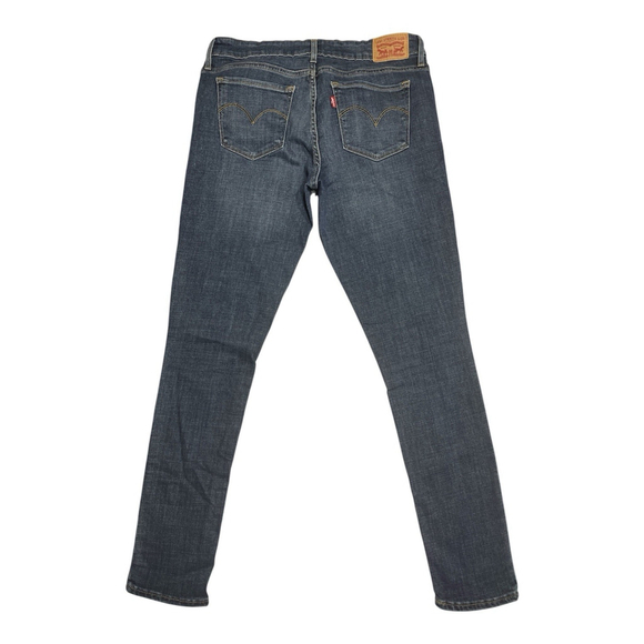 Levi's 711 Skinny Denim Blue Jeans Womens Size 31 - Picture 2 of 14